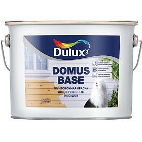 Грунтовочная краска Dulux Domus Base для деревянных фасадов белая (10л)